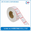 Sencai Auto parts Label sticker self-adhesive in roll